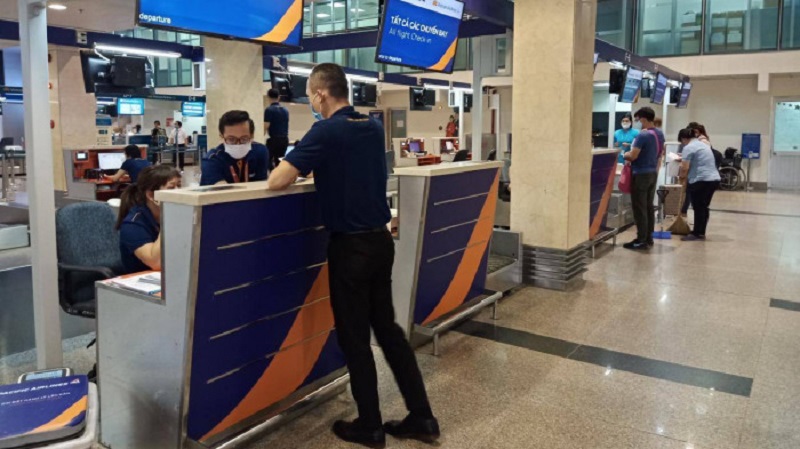 Dịch vụ check in của Pacific Airlines