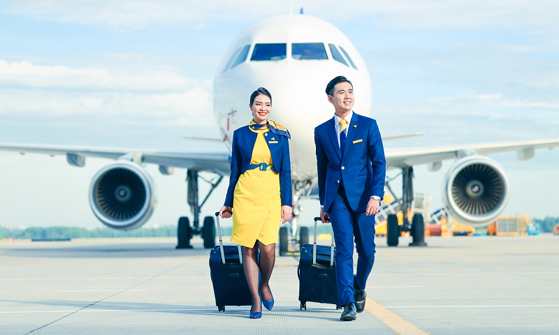 Đồng phục tiếp viên Vietravel Airlines