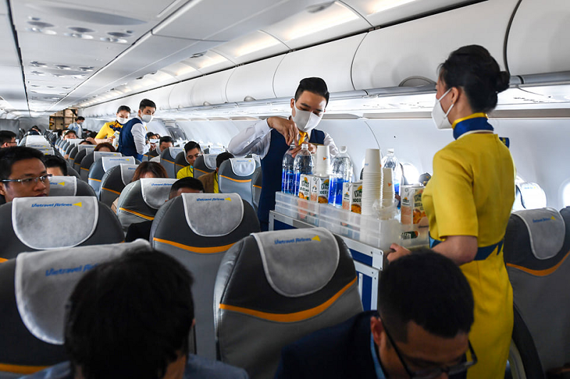 Thông tin về suất ăn trên máy bay Vietravel Airlines
