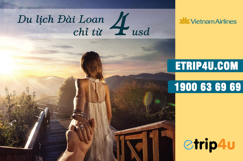Du lịch Đài Loan siêu tiết kiệm với khuyến mại của Vietnam Airlines