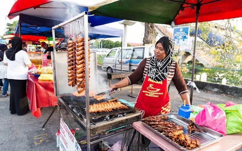 Ẩm thực đường phố tại Bangsar Ẩm thực đường phố tại Bangsar