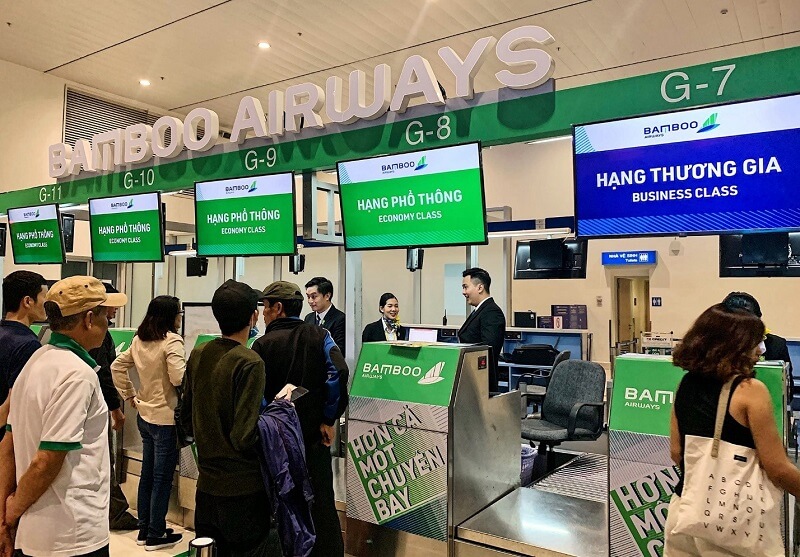 Giấy tờ check in vé máy bay Bamboo airways