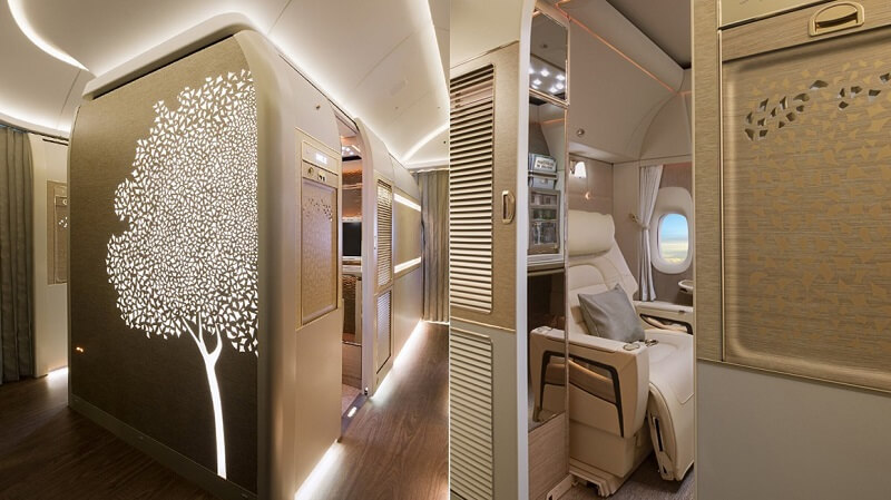 Nội thất xa xỉ trong khoang hạng nhất mới của Emirates Nội thất xa xỉ trong khoang hạng nhất mới của Emirates