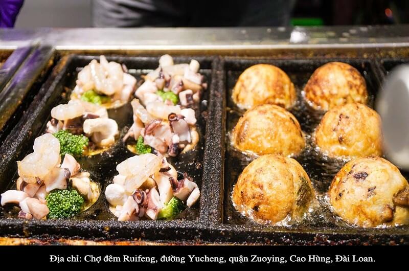 Takoyaki – Món ăn đặc sản tại Đài Loan