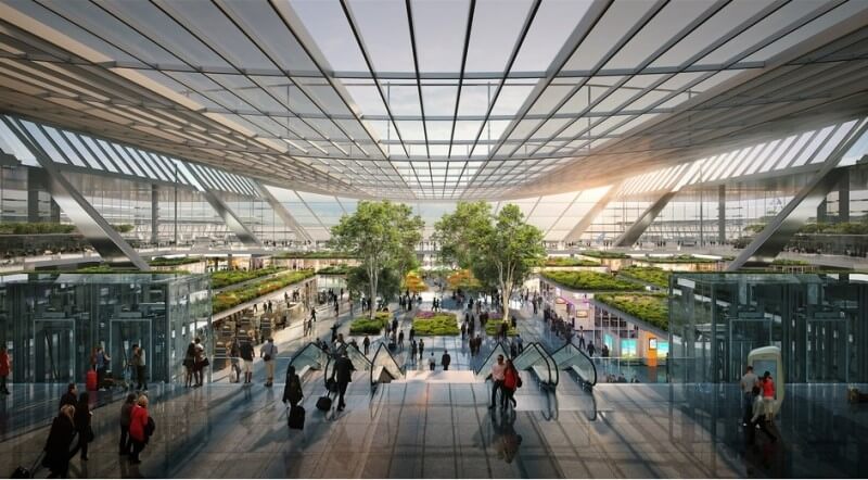 Sân bay quốc tế Đào Viên có thiết kế vô cùng hiện đại Sân bay quốc tế Đào Viên có thiết kế vô cùng hiện đại