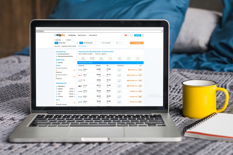 Săn vé máy bay giá rẻ tháng 6 giá tốt nhất tại Etrip4u