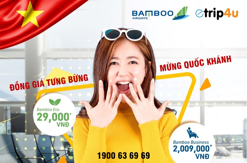 Cập nhật khuyến mãi Bamboo Airways