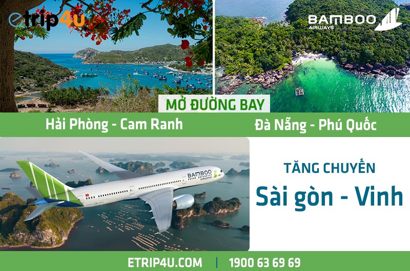 Cập nhật lịch bay Bamboo Airways