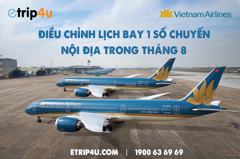 Cập nhật lịch bay Vietnam Airlines