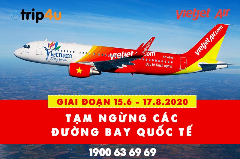 Cập nhật thông tin huỷ chuyến Vietjet Air