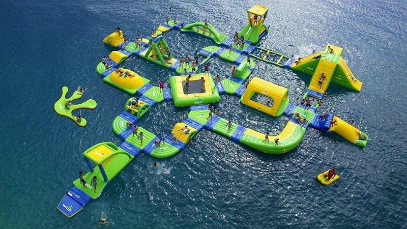 Công viên phao nổi tại khu vui chơi Sealife