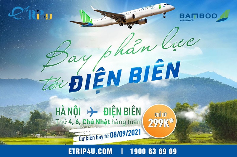 Cùng Bamboo Airways bay Điện Biên với giá chỉ từ 299.000VNĐ
