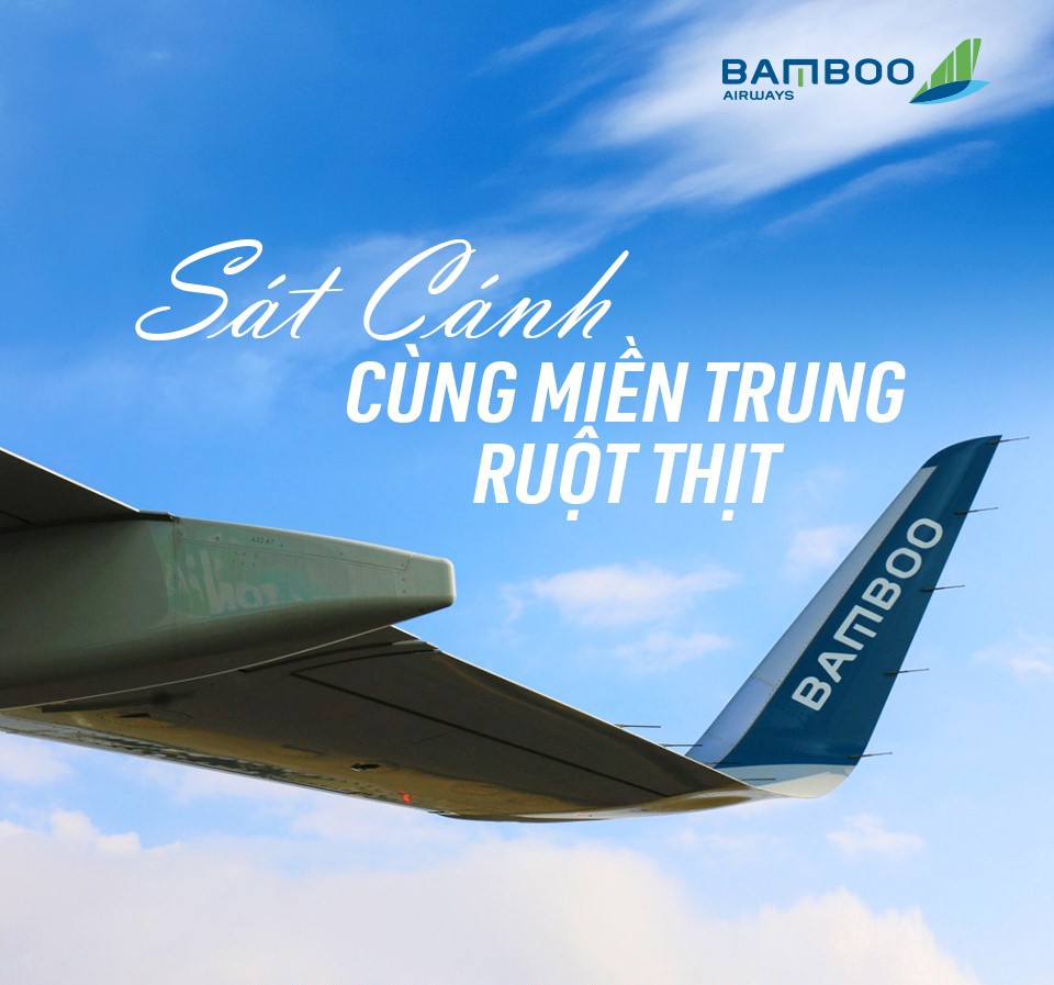 Cùng Bamboo Airways sát cánh cùng miền Trung