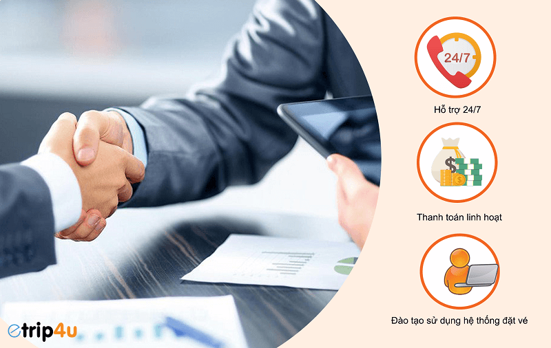 Những quyền lợi khi hợp tác cùng Etrip4u