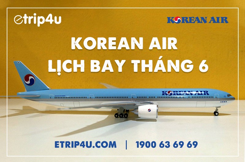 Đặt vé máy bay Korean Air giá tốt nhất tại Etrip4u