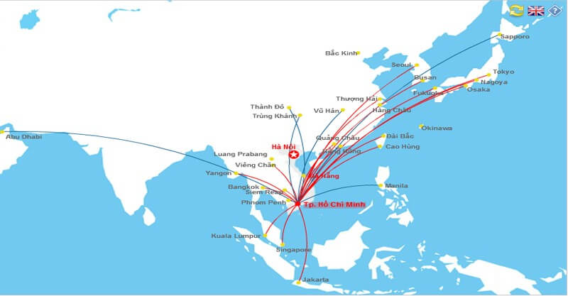 Đặt vé máy bay Vietnam Airlines giá rẻ nhất tại Etrip4u