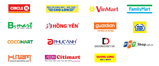 Đ&acirc;y l&agrave; danh s&aacute;ch c&aacute;c đối t&aacute;c hỗ trợ thanh to&aacute;n qua Payoo.