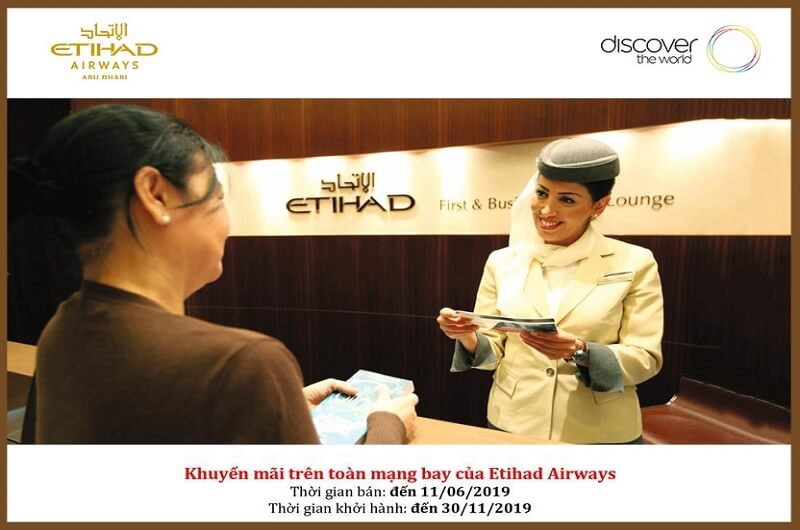 Etihad Airways khuyến mãi trên toàn mạng bay Etihad Airways khuyến mãi trên toàn mạng bay