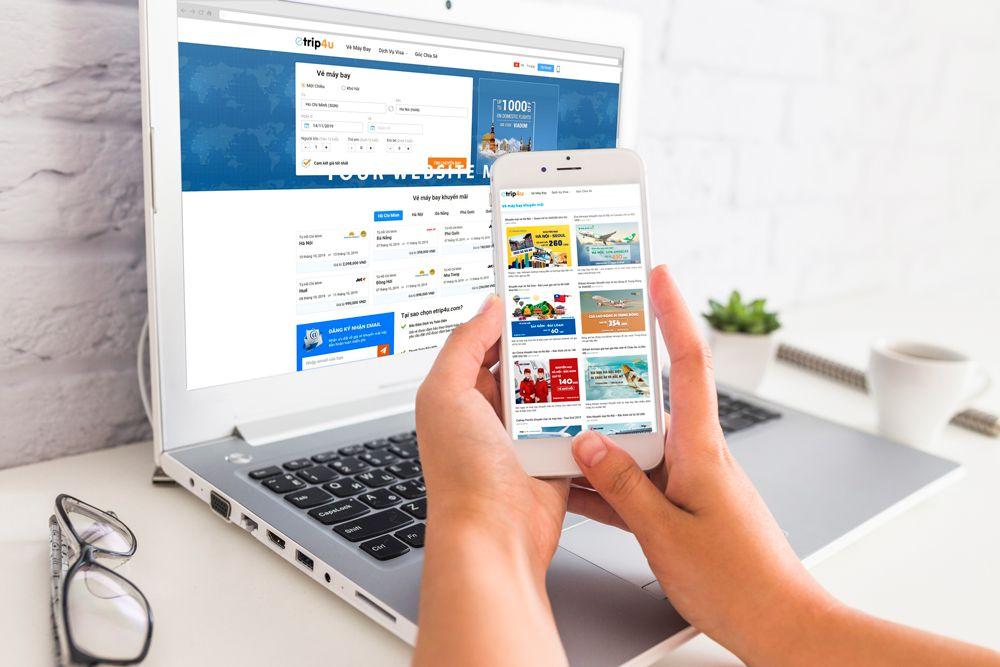 Etrip4u là website đặt vé máy bay trực tuyến hàng đầu hiện nay