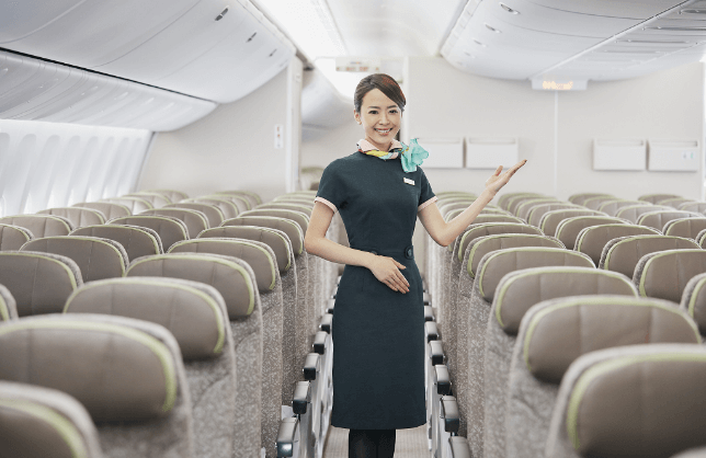 Eva Air khai thác 5 hạng ghế