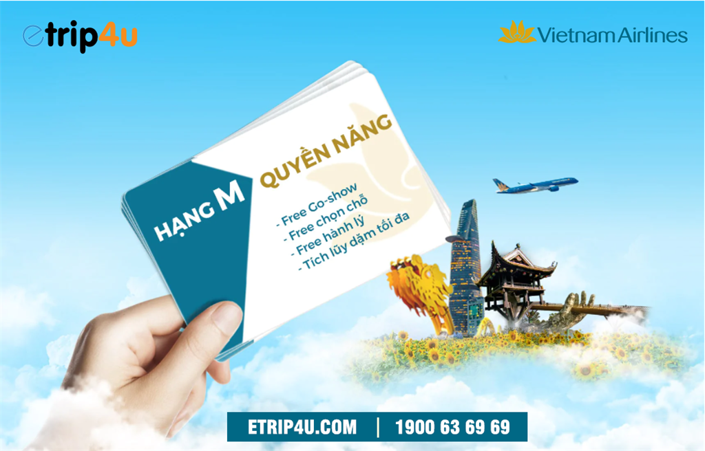 Hạng M quyền năng, thăng cấp trải nghiệm cùng Vietnam Airlines