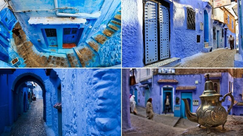 Quang cảnh Thị trấn Chefchaouen tươi đẹp