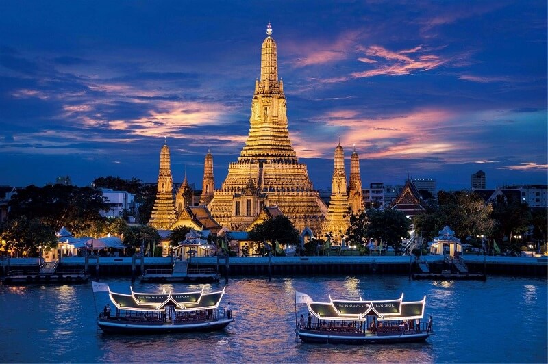Sông Chao Praya nổi tiếng tại thủ đô Bangkok Sông Chao Praya nổi tiếng tại thủ đô Bangkok
