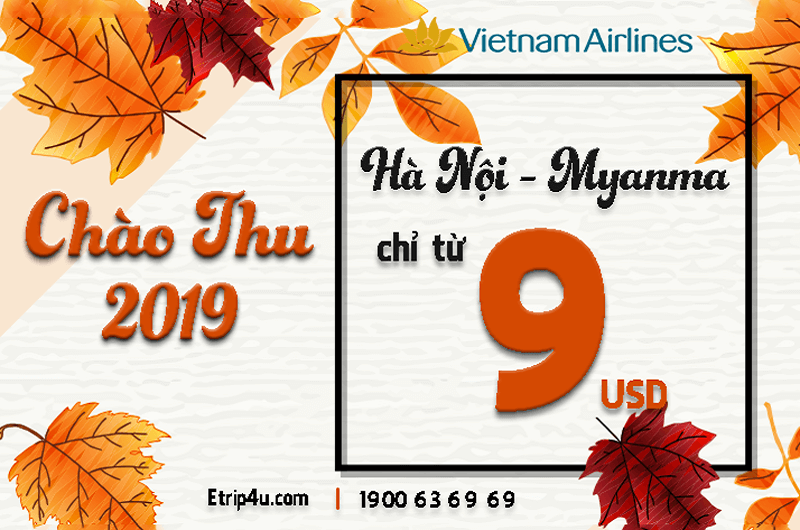 Chào Thu - Khuyến mãi mùa thu vi vu thế giới chỉ từ 9 USD