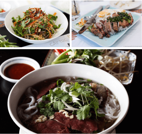 Các món ăn tại Cây tre Soho