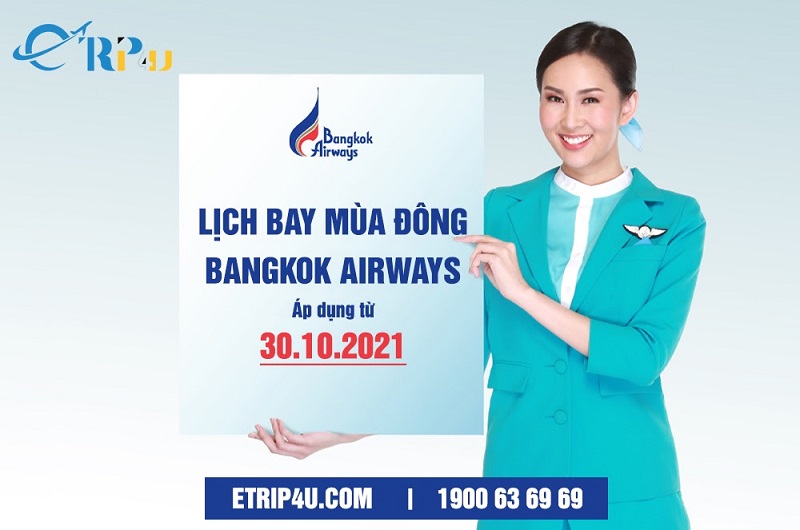 Lịch bay mùa đông hãng Bangkok Airways