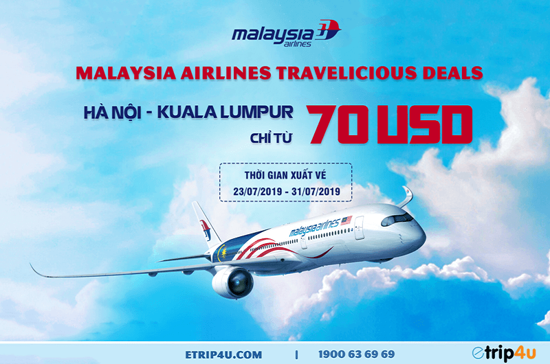 Malaysia Airlines Travelicious Deals: Thỏa sức khám phá Kuala Lumpur chỉ với 70USD Malaysia Airlines Travelicious Deals: Thỏa sức khám phá Kuala Lumpur chỉ với 70USD
