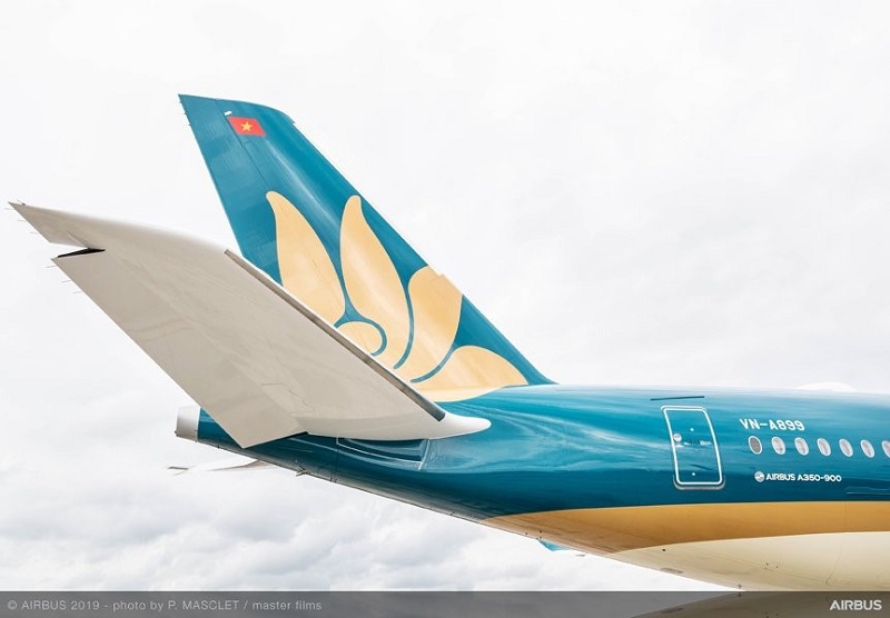 Máy bay Airbus A350-900 thứ 14 mang số hiệu VN-A899 Máy bay Airbus A350-900 thứ 14 mang số hiệu VN-A899