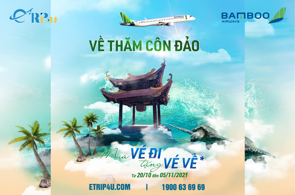Mua vé đi, tặng vé về - Bay Côn Đảo thích mê