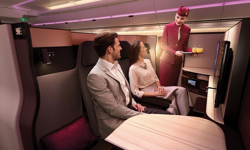 Khám phá hạng thương gia của Qatar Airways