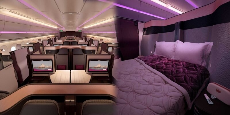 Các hạng ghế của Qatar Airways