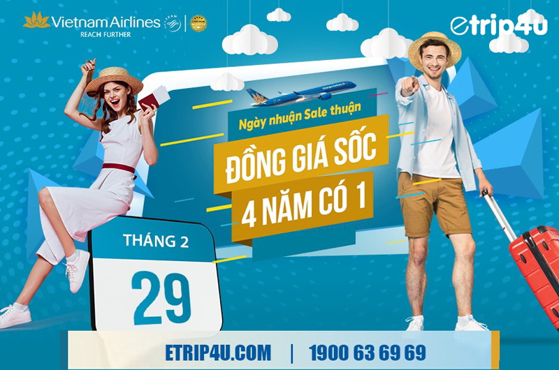 Sale sốc cùng Vietnam Airlines Sale sốc cùng Vietnam Airlines