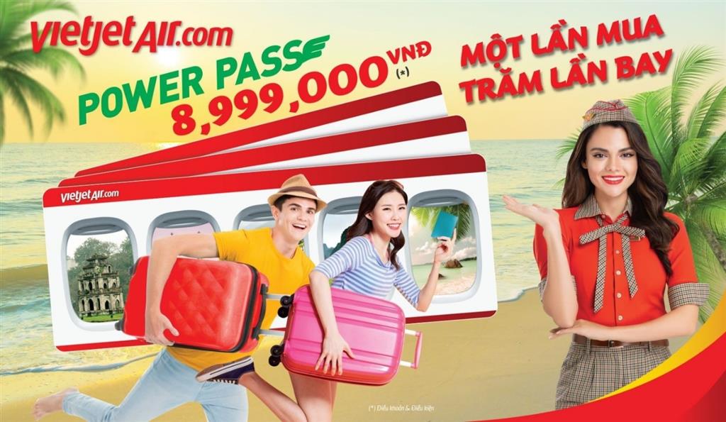 Thẻ Power Pass của Vietjet mang đến cơ hội bay không giới hạn Thẻ Power Pass của Vietjet mang đến cơ hội bay không giới hạn