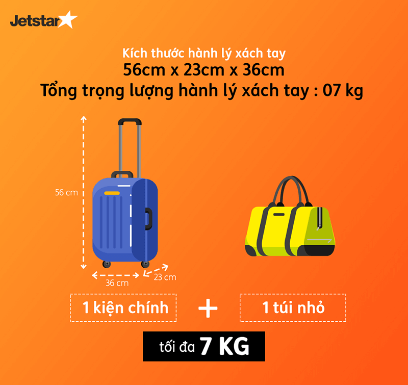 Quy định hành lý Jetstar Pacific Quy định hành lý Jetstar Pacific
