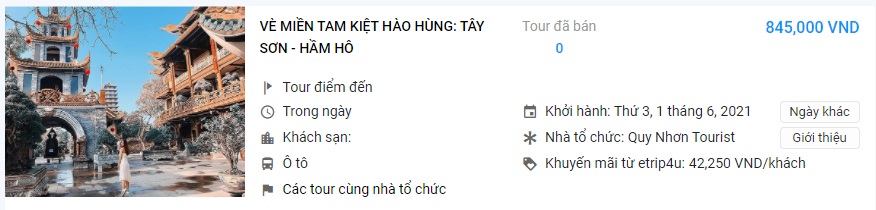 Tour Tây Sơn - Hầm Hô: Về miền nam kiệt hào hùng