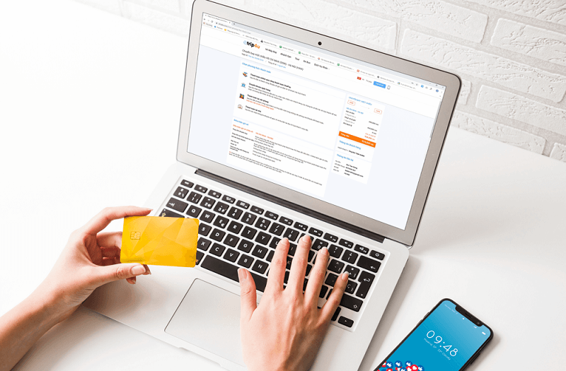 Etrip4u cung cấp tới khách hàng hình thức thanh toán linh hoạt