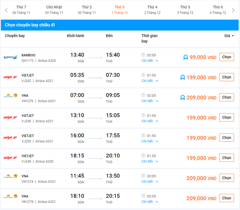 Cập nhật giá vé máy bay đi Thanh Hóa tháng 12 năm 2020