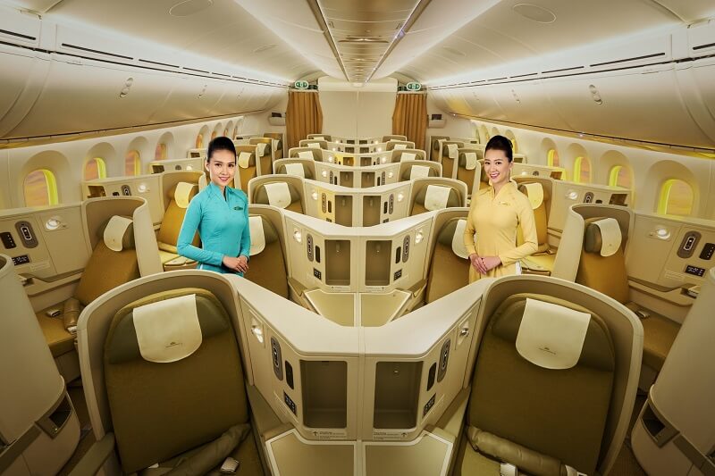 Phòng hạng thương gia của Vietnam Airlines