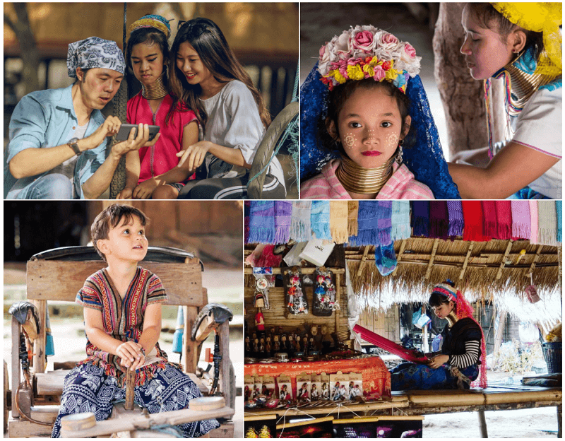 Các cô gái tại làng Padung Các cô gái tại làng Padung