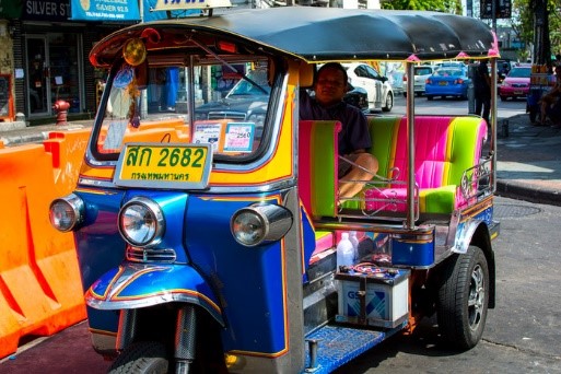 Xe Tuk Tuk độc đáo tại Thái Lan